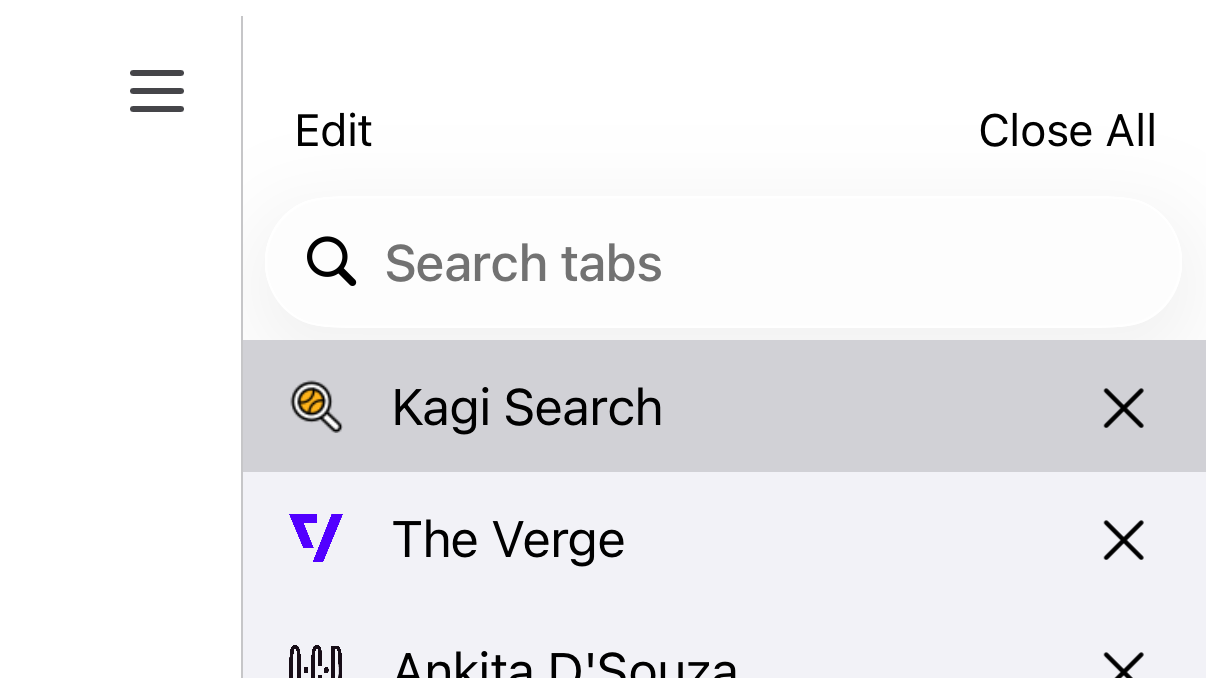 Tab Switcher Screenshot